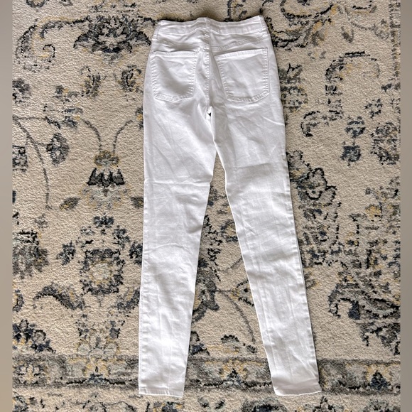 White Jeggings High Rise 3/26W - Picture 2 of 4